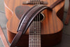 Beautiful Handmade Leather Guitar Strap - OCHRE handcrafted