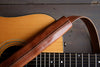 Brown Leather Guitar Strap - OCHRE handcrafted