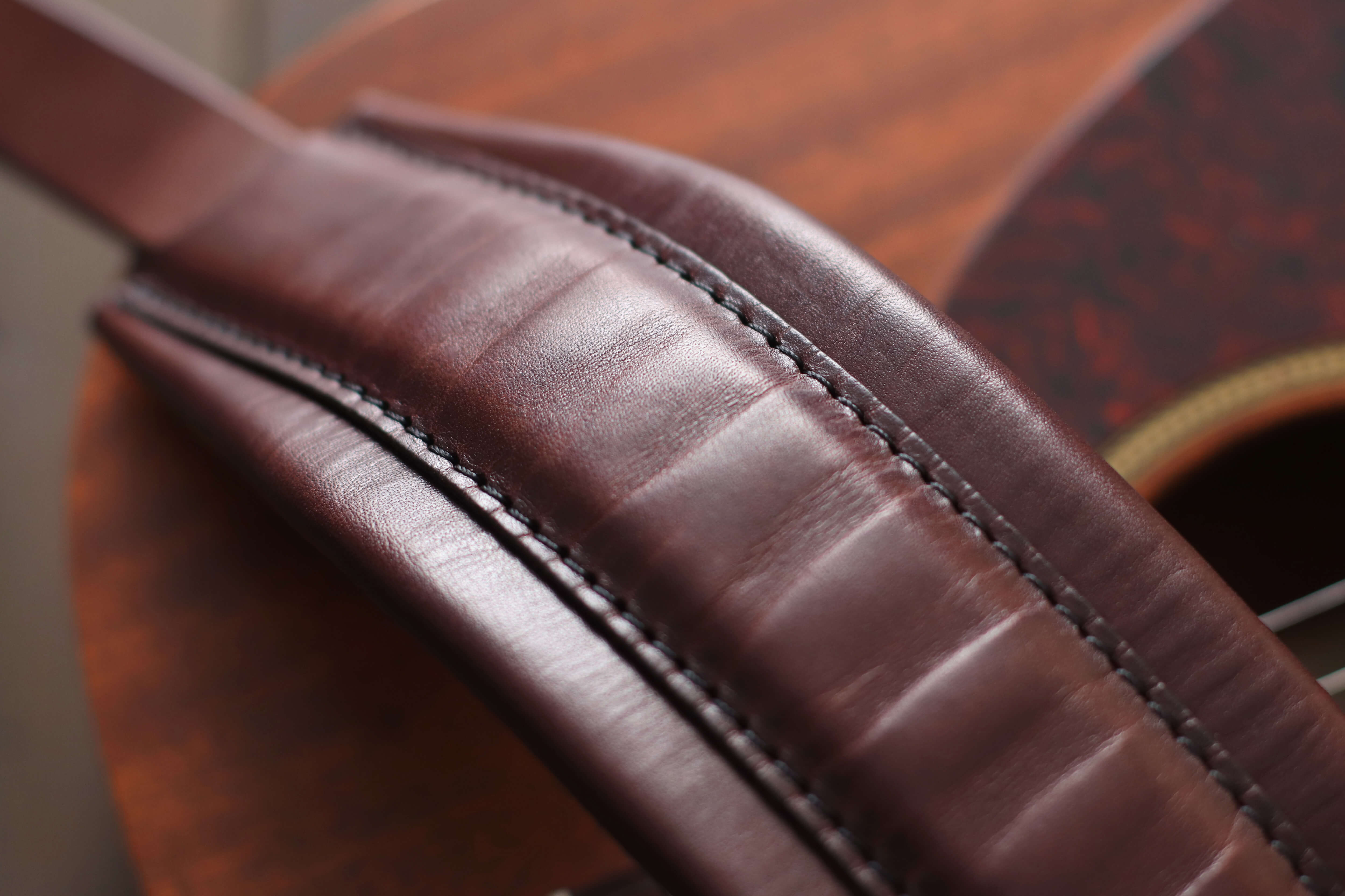 Cushioned Guitar Strap - OCHRE handcrafted