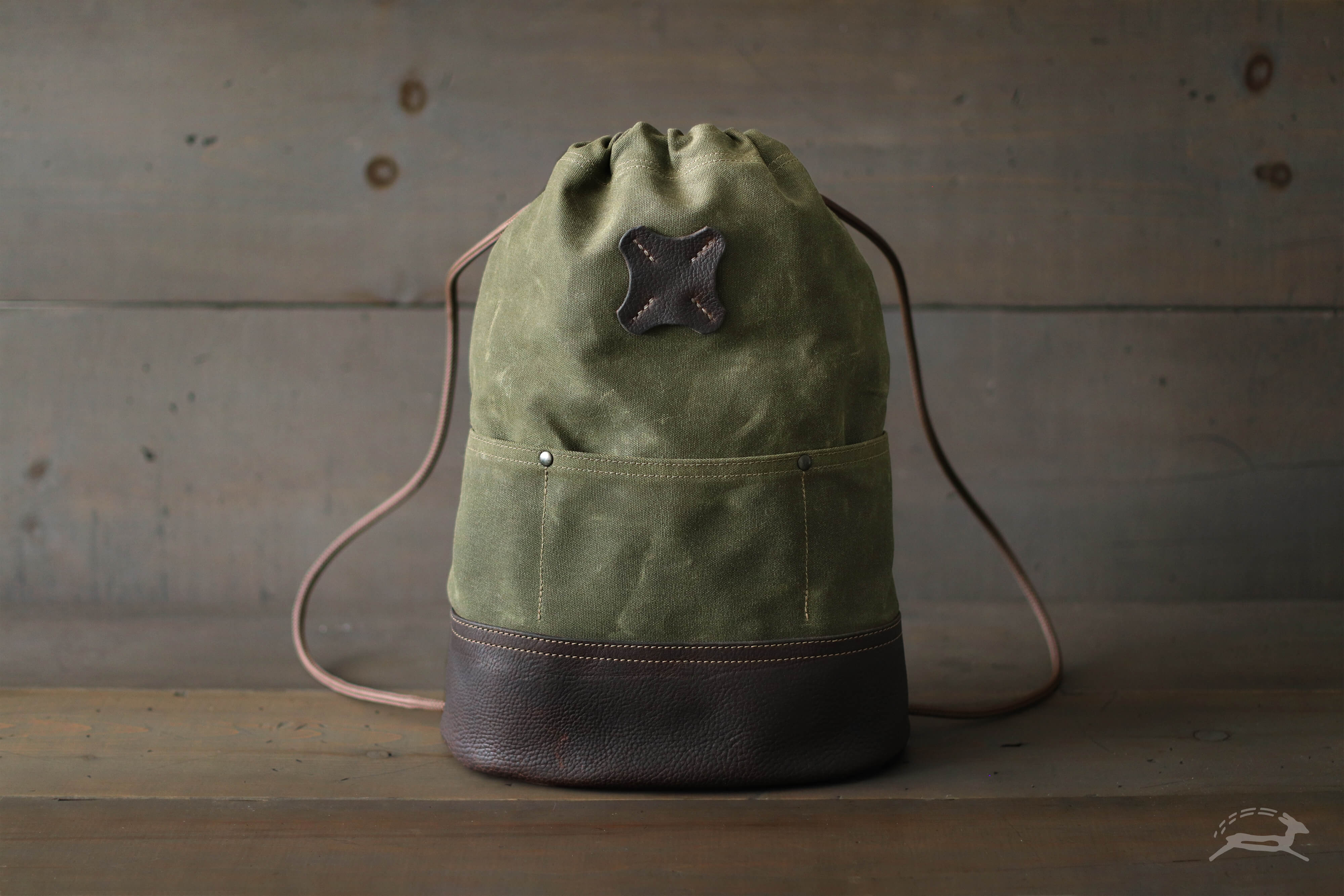 Dark Green Canvas Backpack - OCHRE handcrafted