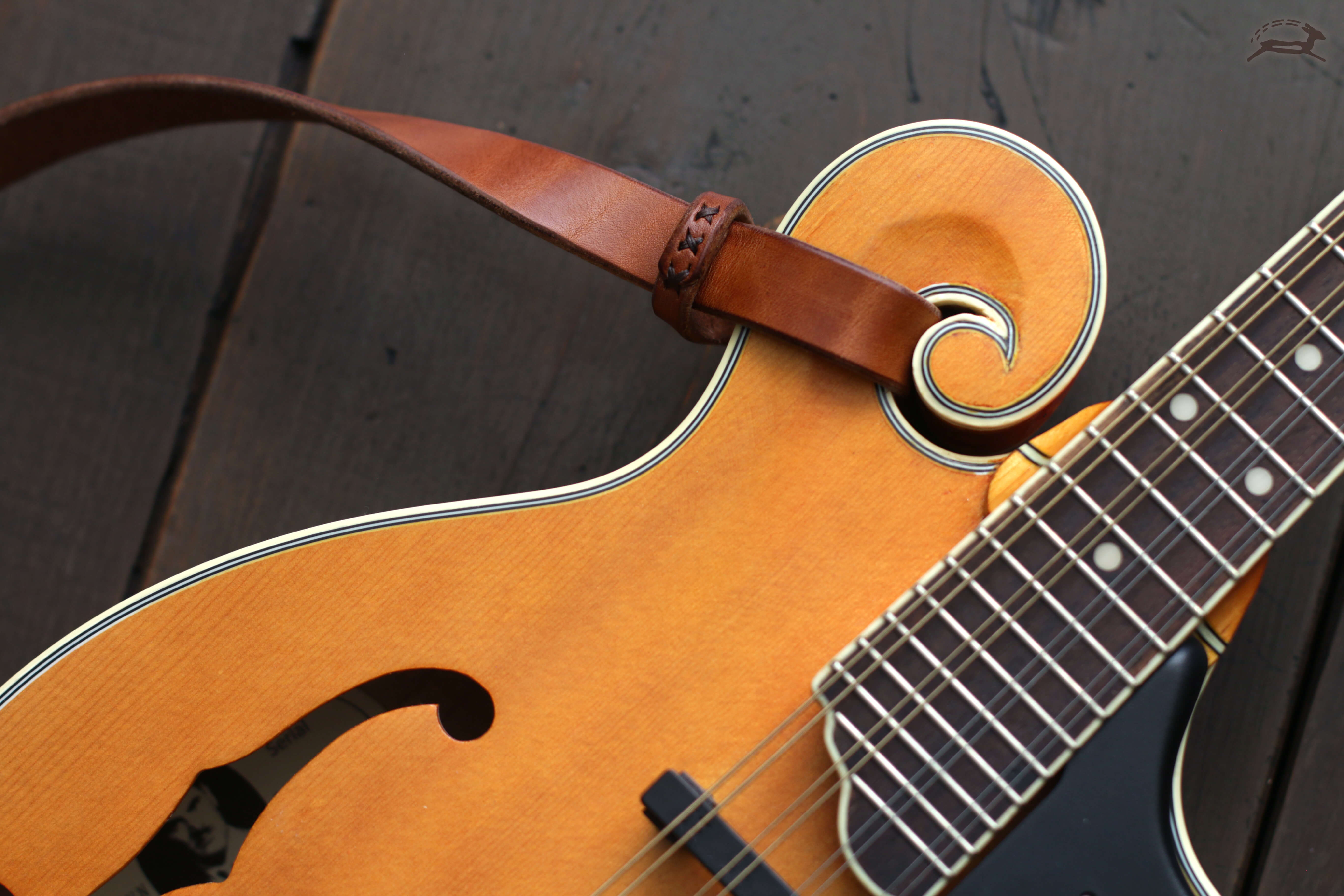 F-style Mandolin Strap - OCHRE handcrafted