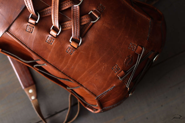 Harness Leather Backpack - OCHRE handcrafted