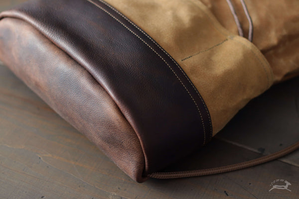 Leather edc Backpack - OCHRE handcrafted