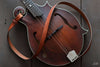 Thin Leather Mandolin Strap - OCHRE handcrafted