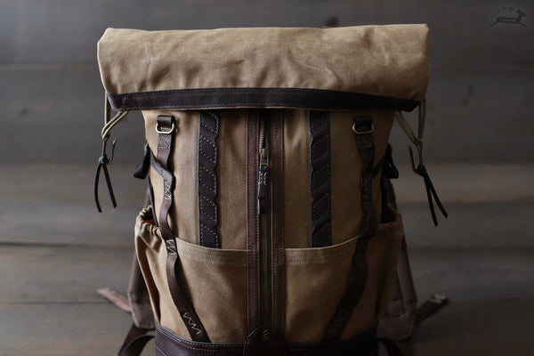 Waxed Canvas Adventure Backpack